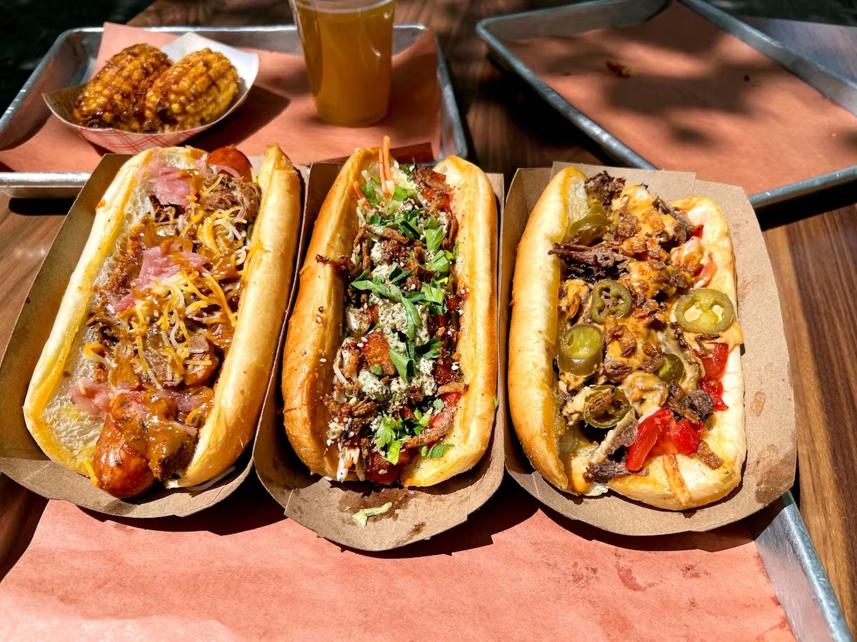 Lunch combo plates with fries and drinks